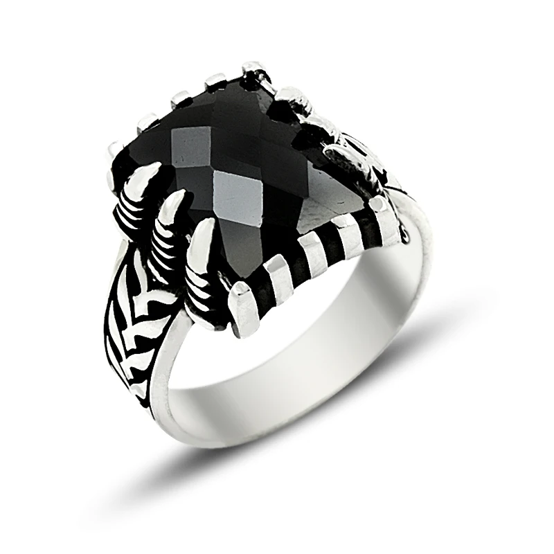 925 Silver Dragon Claw Elegant Ring for Men