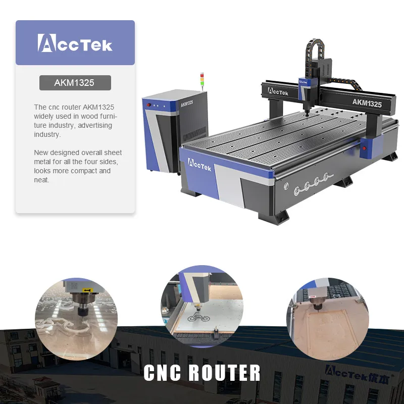 Chiny drewna CNC Router 3 osi 3d frezarka do drewna dla miękkiego drewna tworzyw sztucznych i kompozytów ACP ACM ABS HDPE