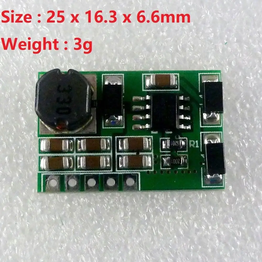 3V-18V ถึง ± 5V/6/9V/12V/15V/24V แรงดันไฟฟ้าแปลง DD1718PA ADC DAC LCD