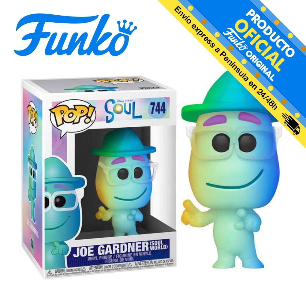 47949 FUNKO POP! Soul - Joe Gardner (Soul World), original toys, bobblehead, vinyl, gift, boy, girl