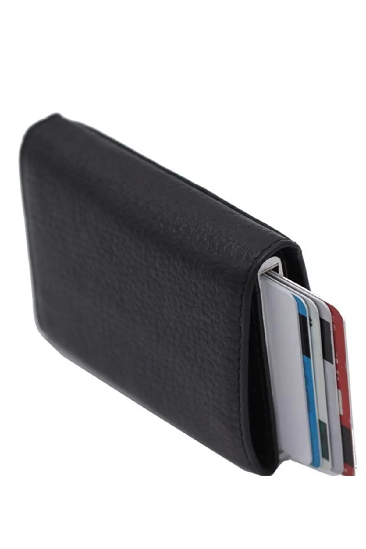 West Automatic Mechanism Smart Wallet Card Holder Business Card Holder polowest