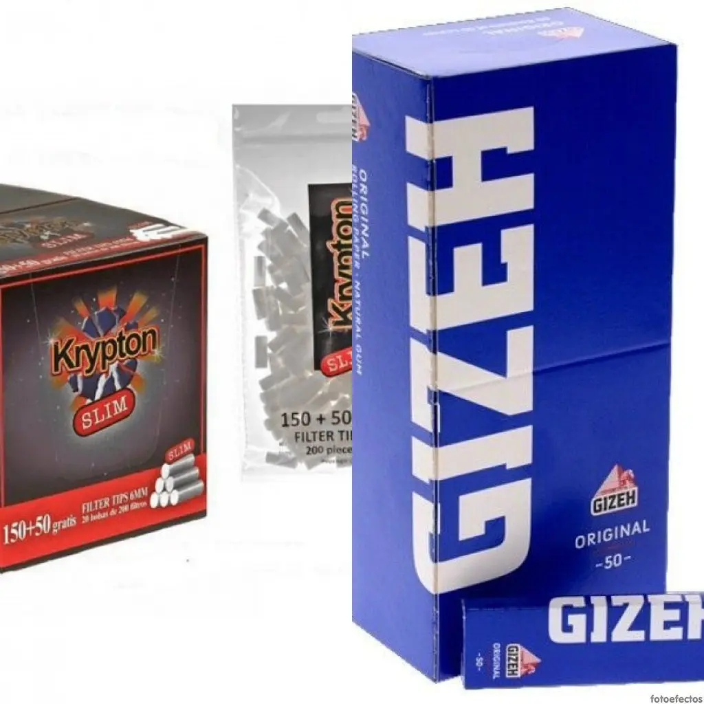 Gizeh Original Blue, Type A, + 4000 filters Krypton Slim Maps