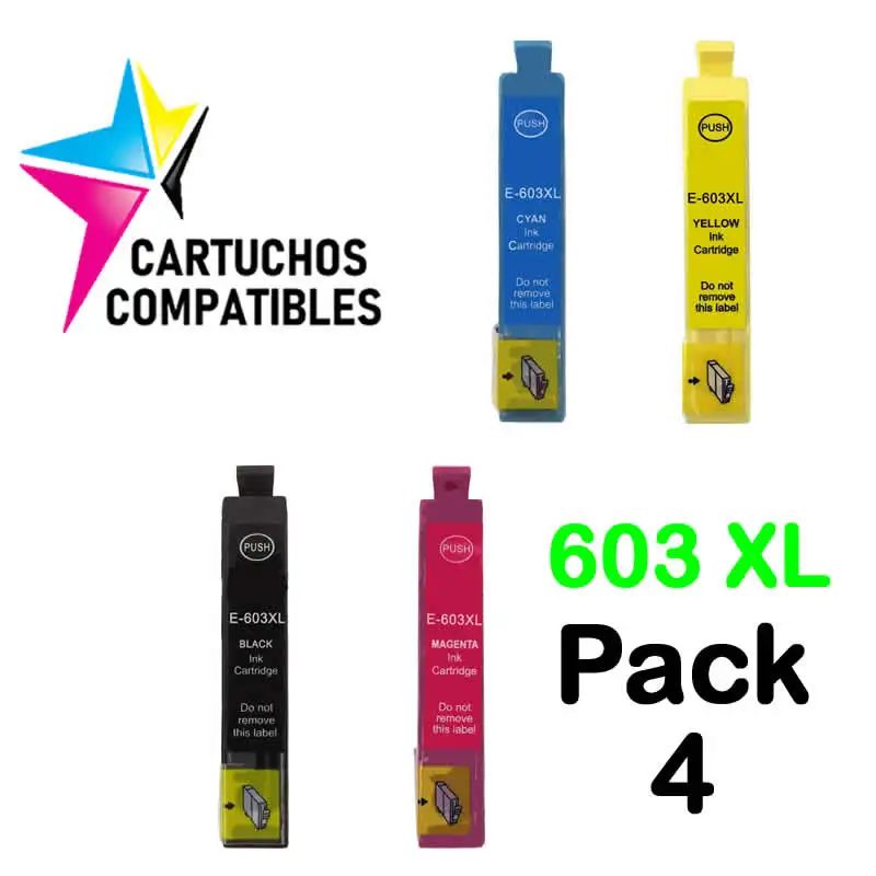 Para Epson compatível 603 XL XP-2100 603XL XP-2105 XP-3100 XP-3105 XP-4100 XP-4105 WF2810DWF WF-2830DWF WF-2850DWF WF-2835DWF