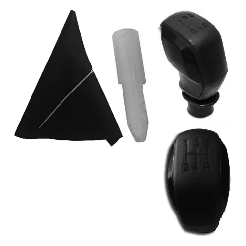 GEAR SHIFT KNOB (SPORTS BLACK TYPE) & GEAR SLEEVE VERJUICE is the PEUGEOT 207 2003- 7591.51-16088722ZD