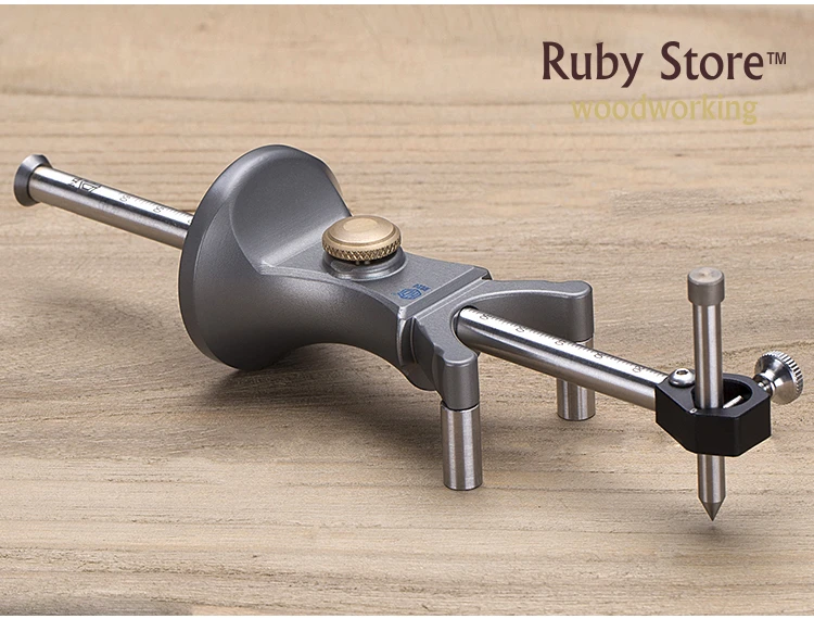 HONGDUI งานไม้ Arc Scriber ปรับความแม่นยํา Linear Parallel Line Drawing เครื่องมือ