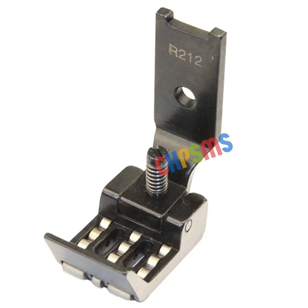 1PCS #R212 Double Needle Roller PRESSER FOOT FIT FOR SINGER 112W 212W JUKI LH-515 LH-1152 LH-3128 BROTHER LT2-B842 LT2-B875