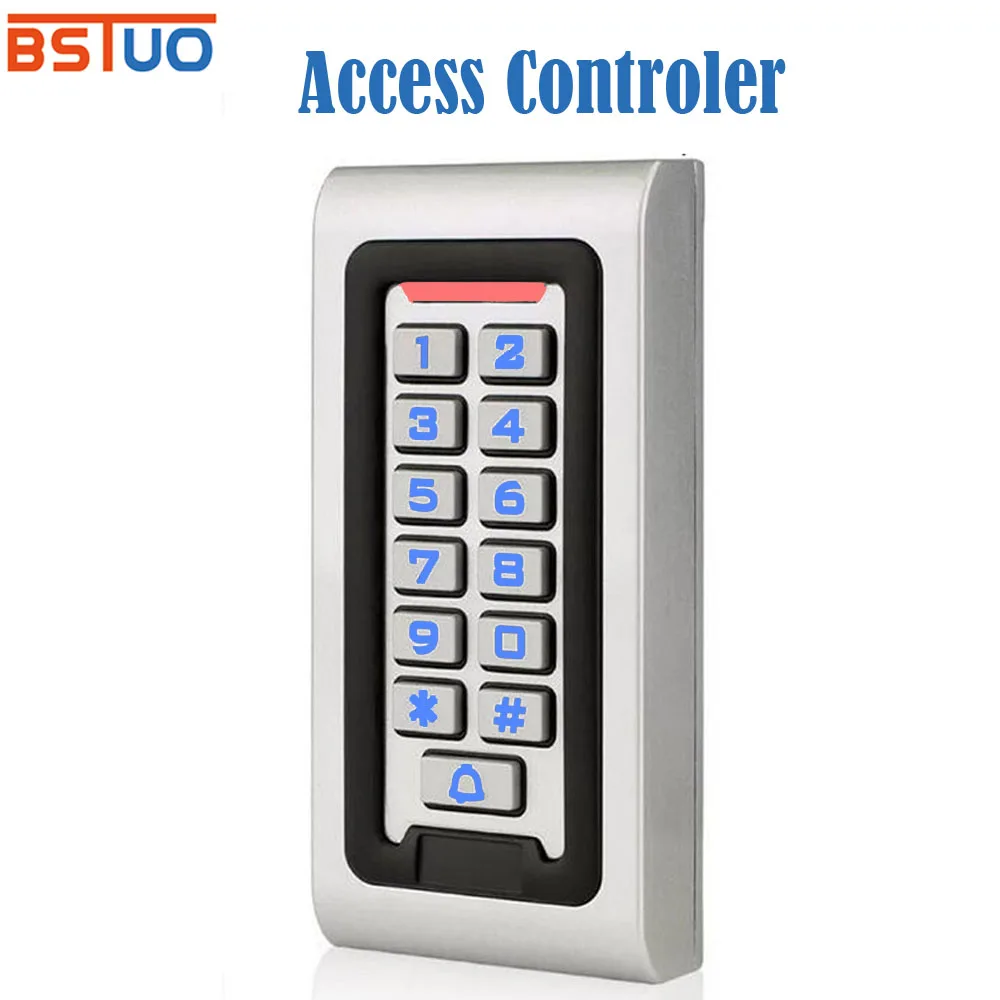 

Metal 125khz Rfid Card Proximity Door Access Control Backlight Keypad System 1000 User Outdoor Electric Door Gate Opener