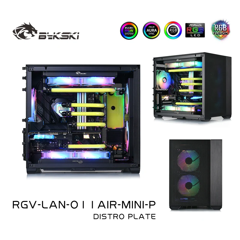 

Bykski Distro Plate Kit For LIANLI O11AIRMINI Case, 5V ARGB For Single GPU Building PC Water Cooling , RGV-LAN-O11AIR-MINI-P