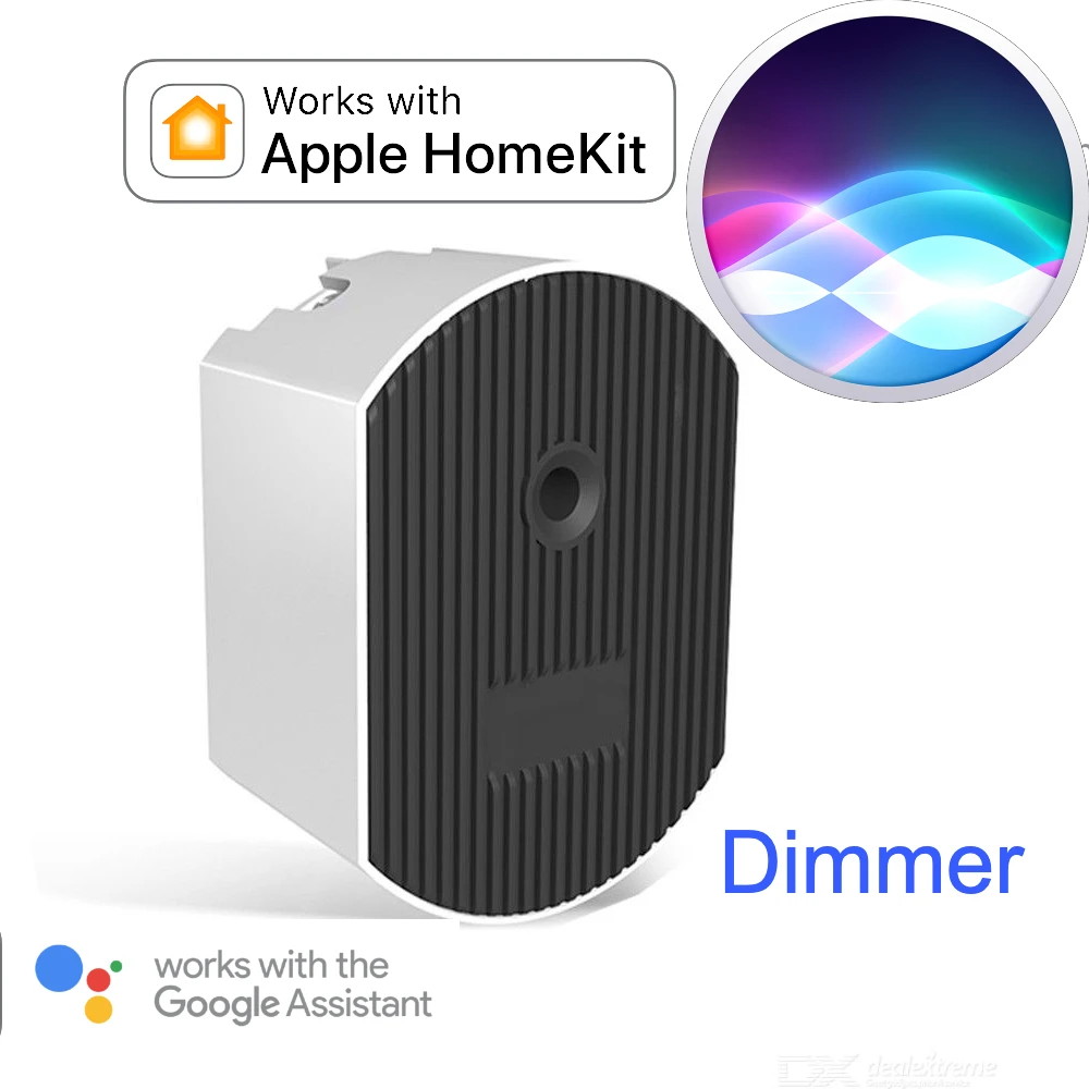 Dimmer For Apple HomeKit Smart Home WiFi Switch Dim Light Siri Google Assistant Voice Control Domotic Automation Iot Module Life wf300 full colorwifi rgb spi led strip tape controller 5v 12v 24v wireless rf remote ic pixels module light dimmer switch