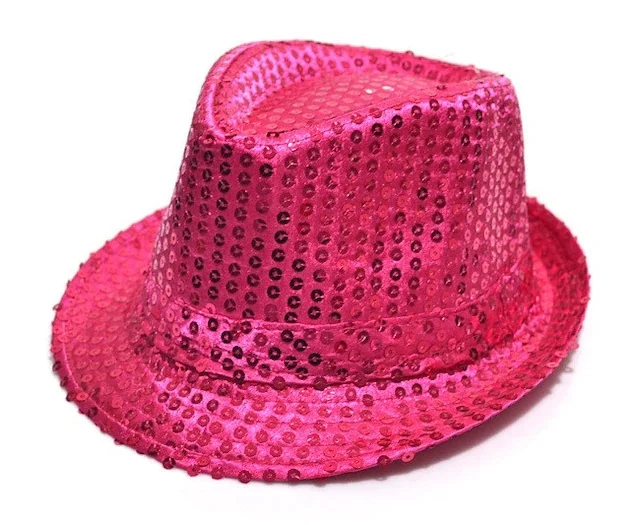 Sequined Children Hat Fuchsia Color 431618966