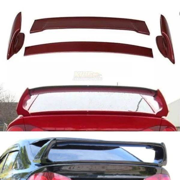 

For Honda Civic 8th gen Sedan FD6 Style Spoiler ABS Material Rear Roof Spoiler Wing Trunk Lip Car Styling Compatible Qualiity