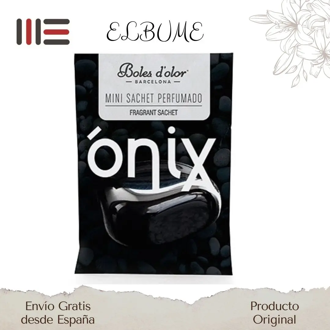 Boles D 'olor perfume air freshener ONIX fills your cupboards, car, drawers, clothes boxes, shoe racks of nice scented aromas. The small environment that does not take up space lasts 6 months active.