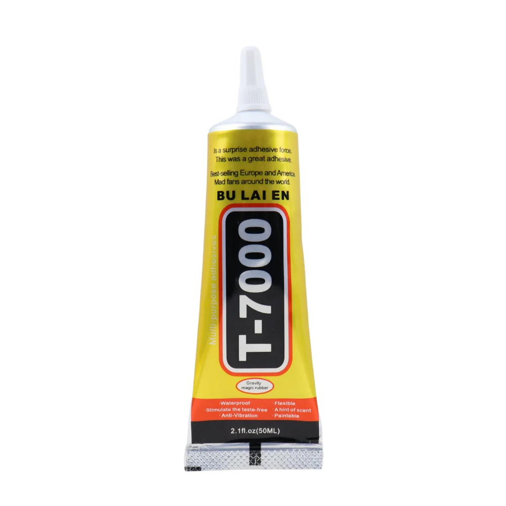 Bulaien T7000 noir, 15ML, 50ML, 110ML, adhésif de réparation de colle de Contact pour bricolage avec pointe d\'applicateur de précision