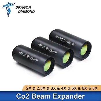 Co2 Laser Beam Expander M22-0.75 10.6um Mark 2X 2.5X 3X 4X 6X 8X Galvanometer Optics เลนส์ขยายสําหรับเลเซอร์เครื่องหมาย