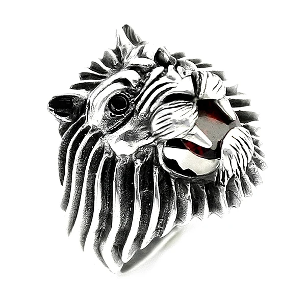 

Mens Ring 925 Sterling Silver Ring Lion Jaguar Tiger Rings Male Jewelry Rings For Men Rings for Women Men`s Rings Men Jewelry