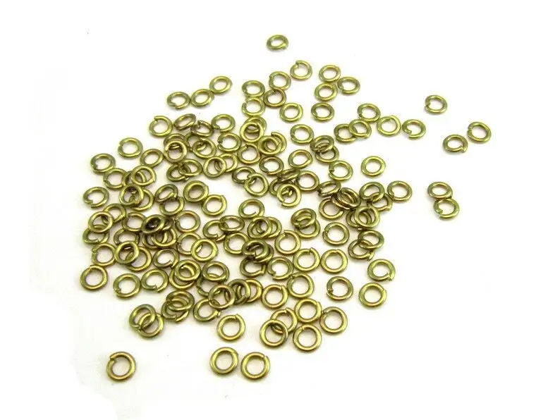 1000pcs Brass Jump Rings, Open Jump Rings, 3.5x0.6mm, 3.5x0.7mm, 3x0.6mm, 3x0.7mm, Link Chain Connector, Jewelry Supplies R290