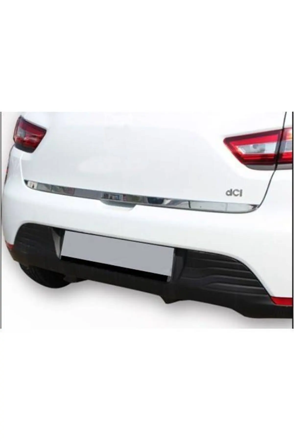 For RENAULT Clio 4 Chrome Tailgate Trunk Trim-Modified Accessories Auto Styling Spoiler Diffuser Spare Car Parts Universal