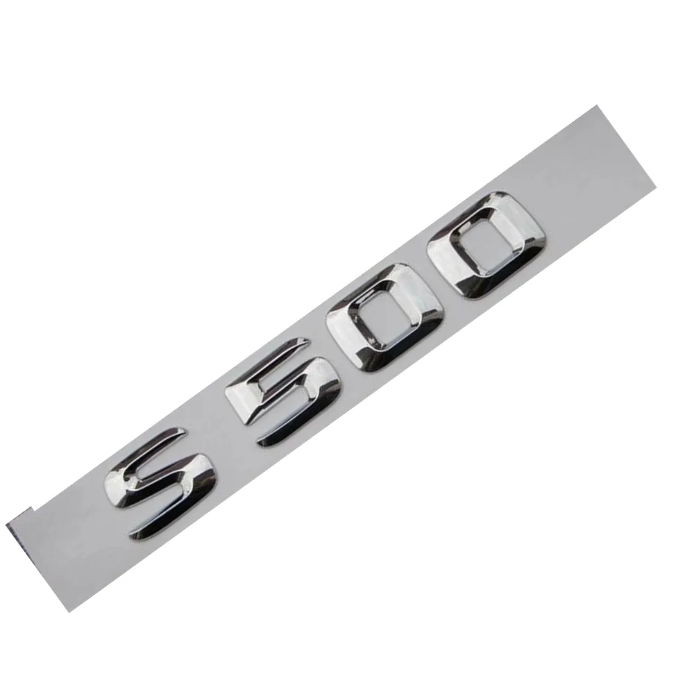 

Number Letters Trunk Badge Emblems Badges for S500 Emblem Sticker