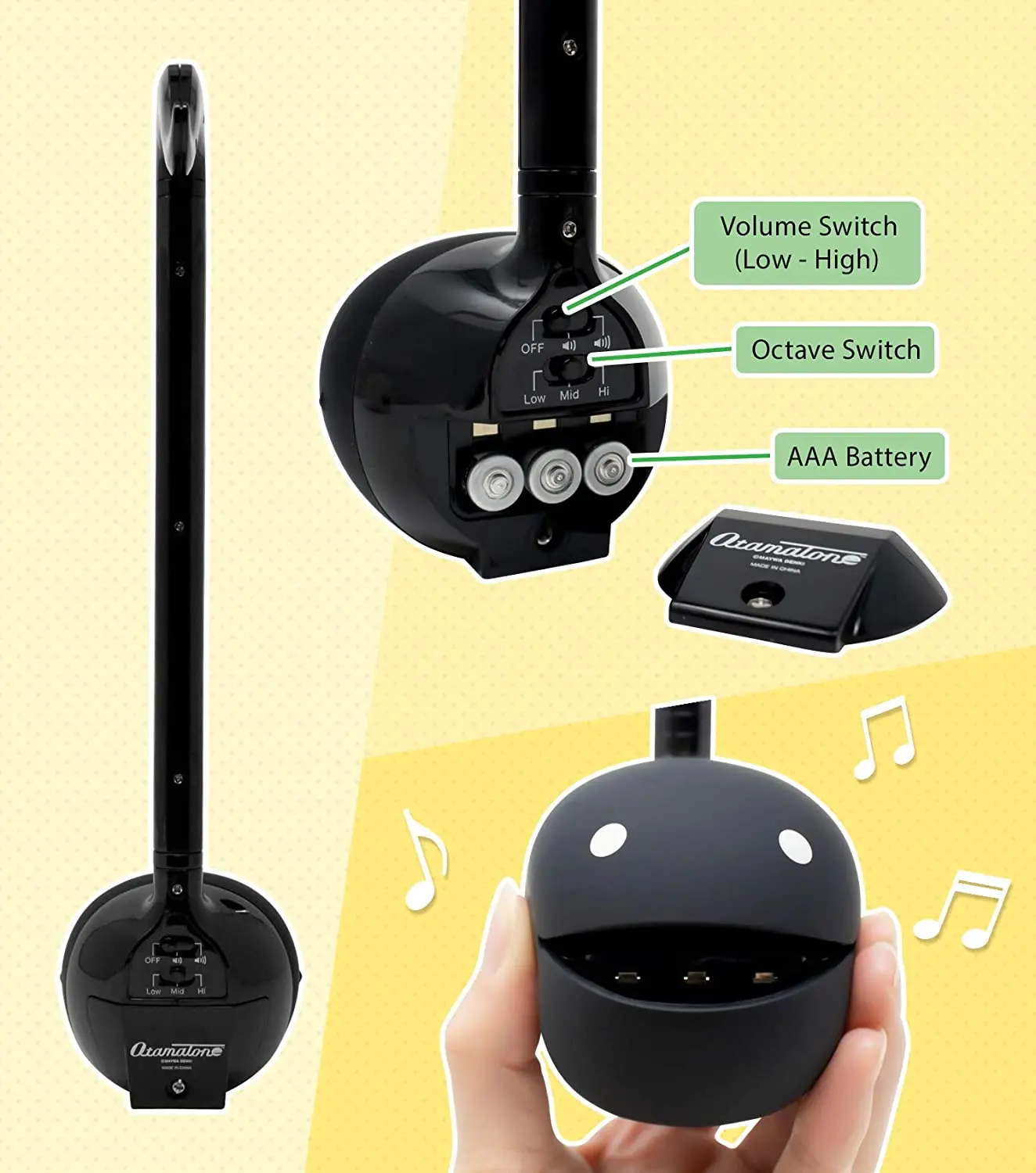 Otamatone Japanese Electronic Musical Instrument Portable Synthesizer from Japan Funny Toys And Gift For Kids Kawaii Otamatone