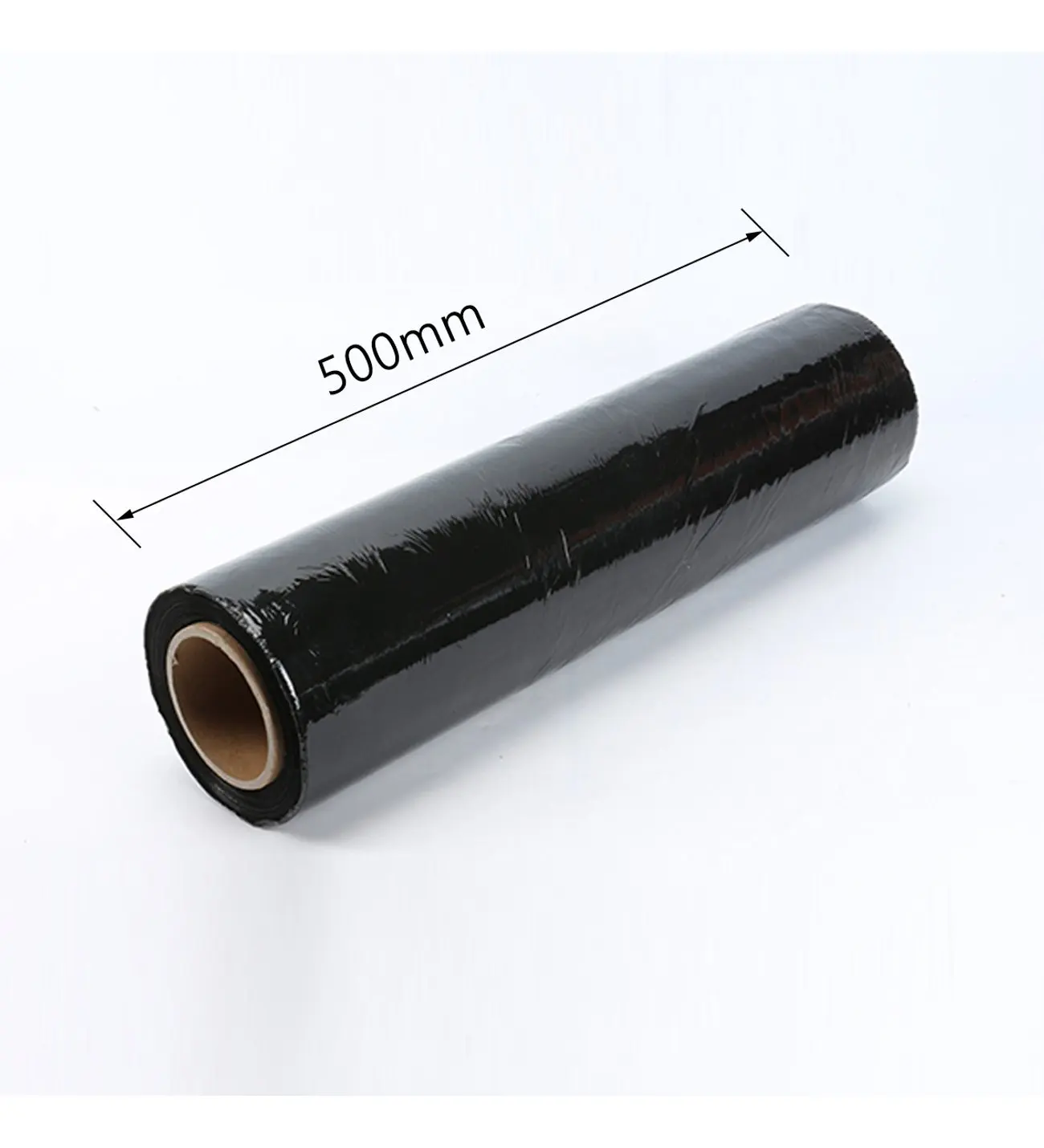 50cmx220m 0.02mm Black Packing Film Industrial Plastic Stretch Wrap Roll Refrigerator Stretch Film Kitchen Food Clear