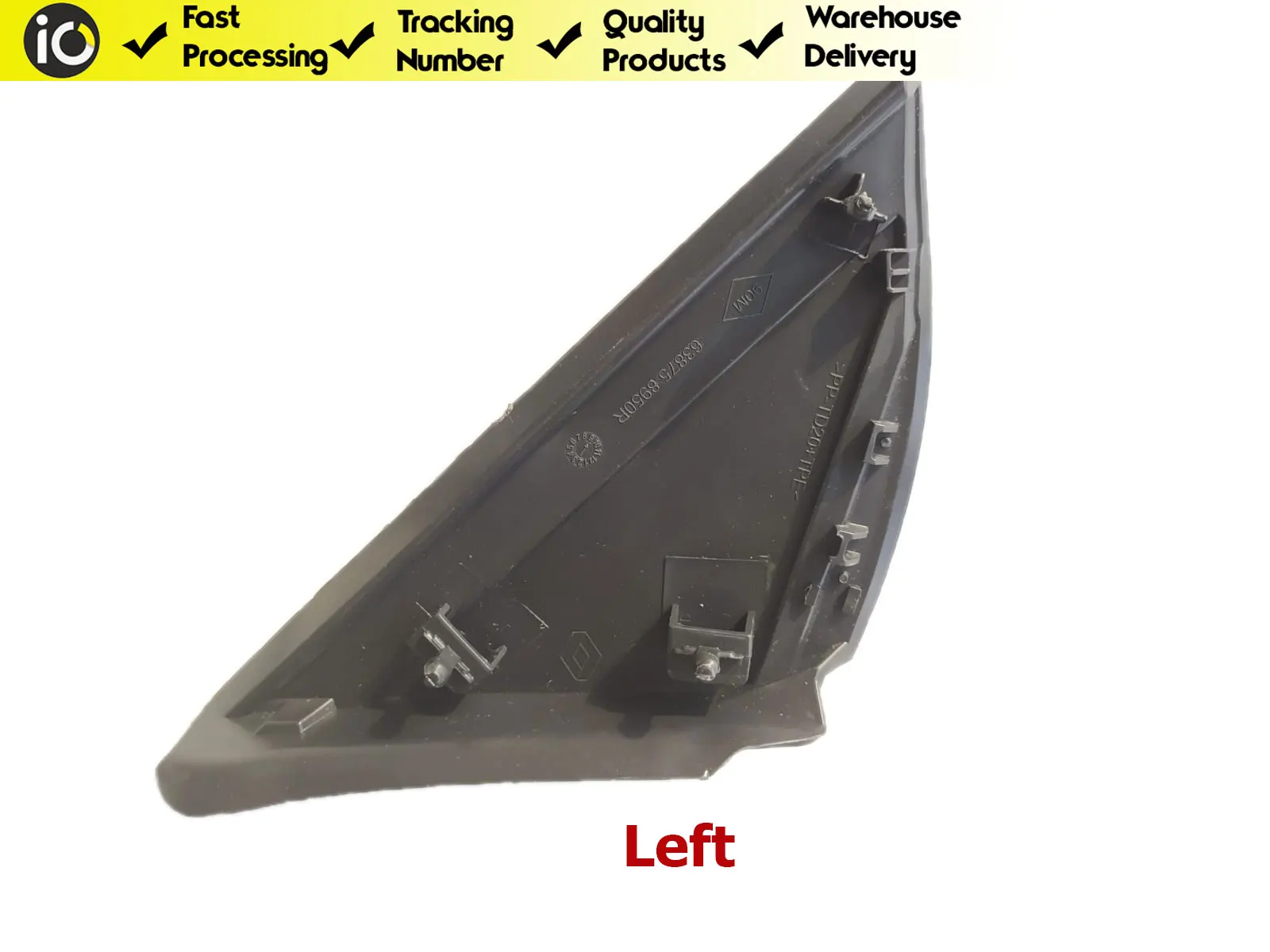 Mudguard And Mirror Cover Black Left or Right Front For Megane 4 IV MK4 Oem 638758950R 638740438R Fast Shipment From Warehouse