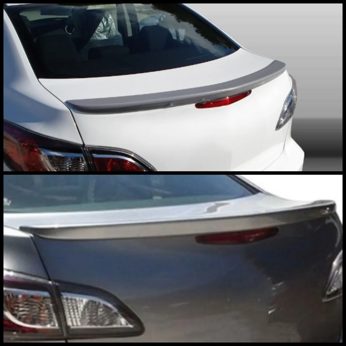 

For Mazda 3 Spoiler Fiber Fiberglass Material Rear Roof Spoiler Wing Trunk Lip Car Styling Fully Compatible 2009 2010 2011 2012