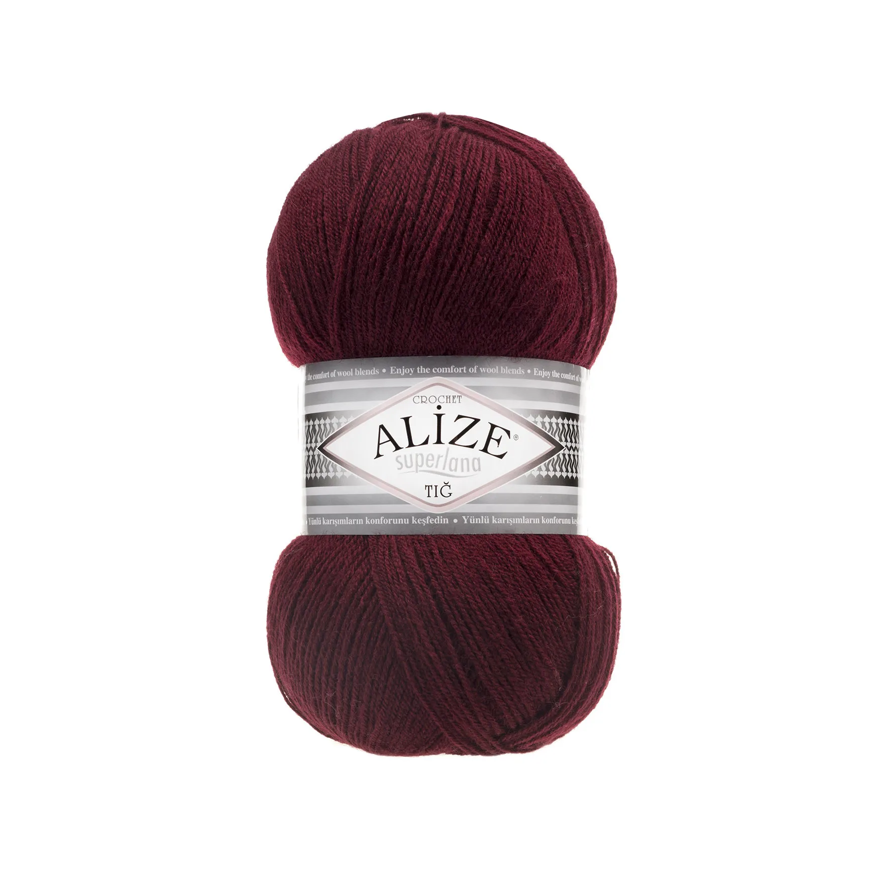 5  pcs  100 gr/ball Alize Superlana Crochet Yarn Top Quality Hand Knitting Cotton Acrylic Wool