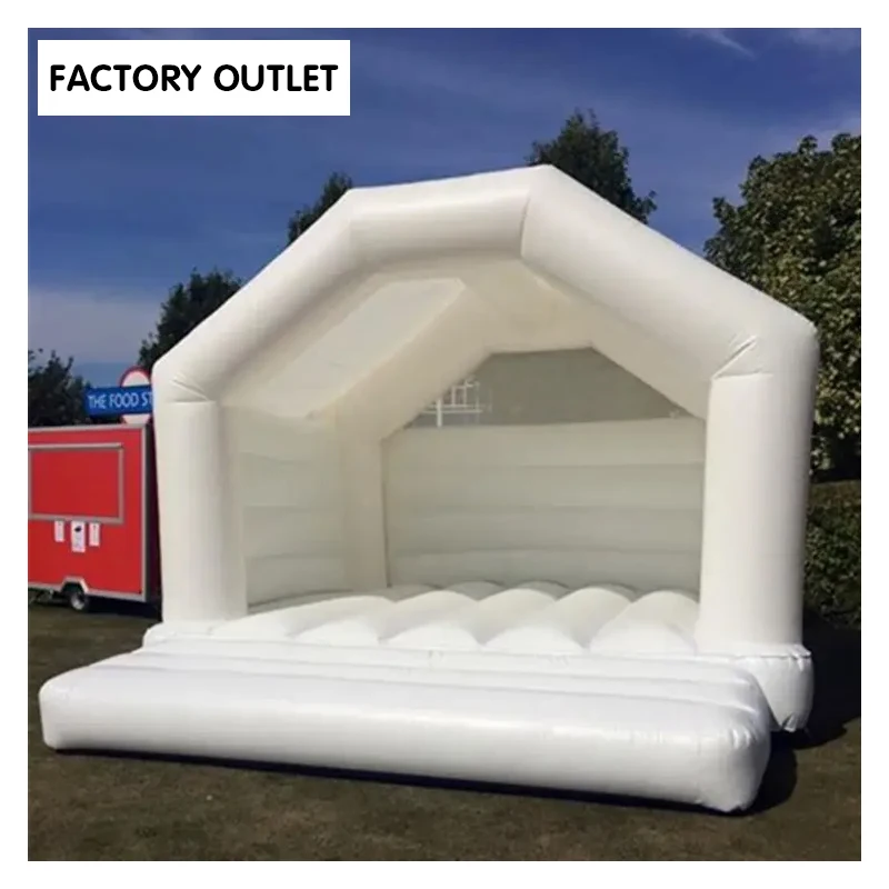 Dingyurui Wholesale Love White Bounce House Bouncy Wedding Bounce Jumping For Adults And Kids Toys