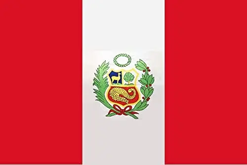 BANDERA CALIDAD NACIONAL DE Peru 150x90cm - Tela De Alta calidad Envió Gratis