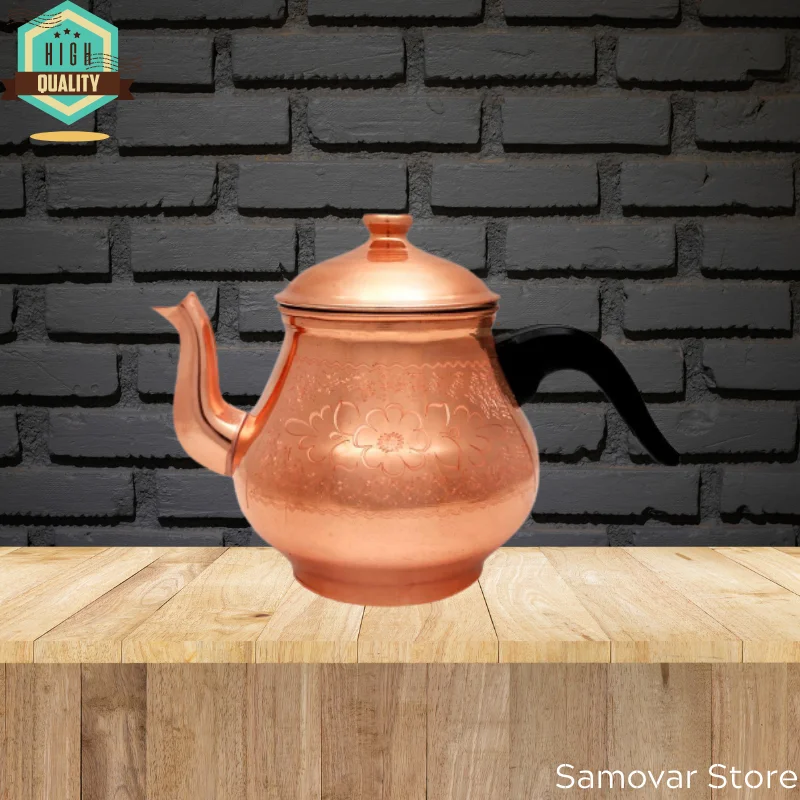 turkish teapot Copper Teapot Tea Turkish coffee pot premium Kitchenware Tea infuser samovar Kettle Tea ceremony gift box antique