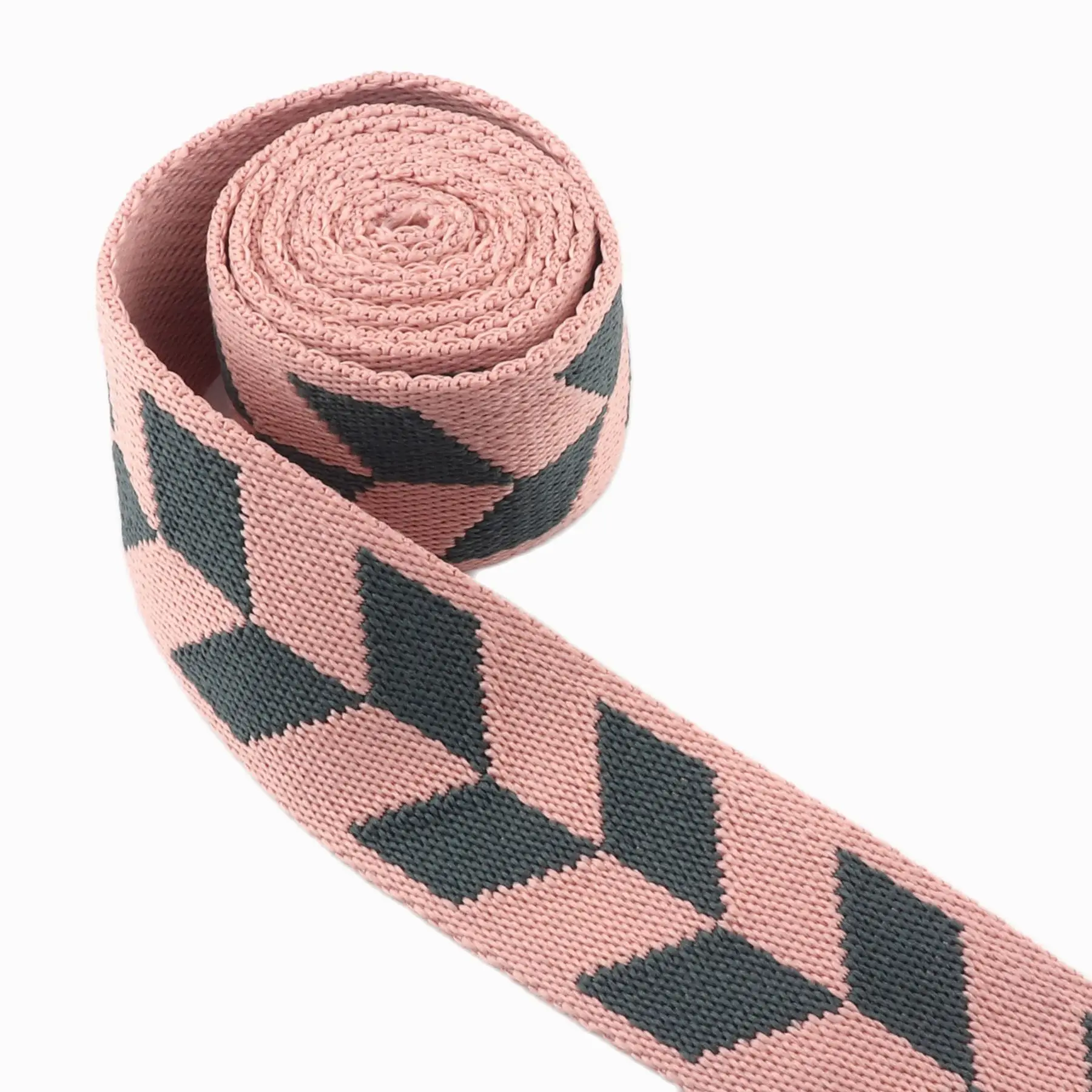 1 1/2 Inch Cotton Webbing Ruy Băng Polyester Vải Dây Dệt Hoa Nơ Cổ Chó Webbing DIY Dây Túi Dây Đeo Túi Xách