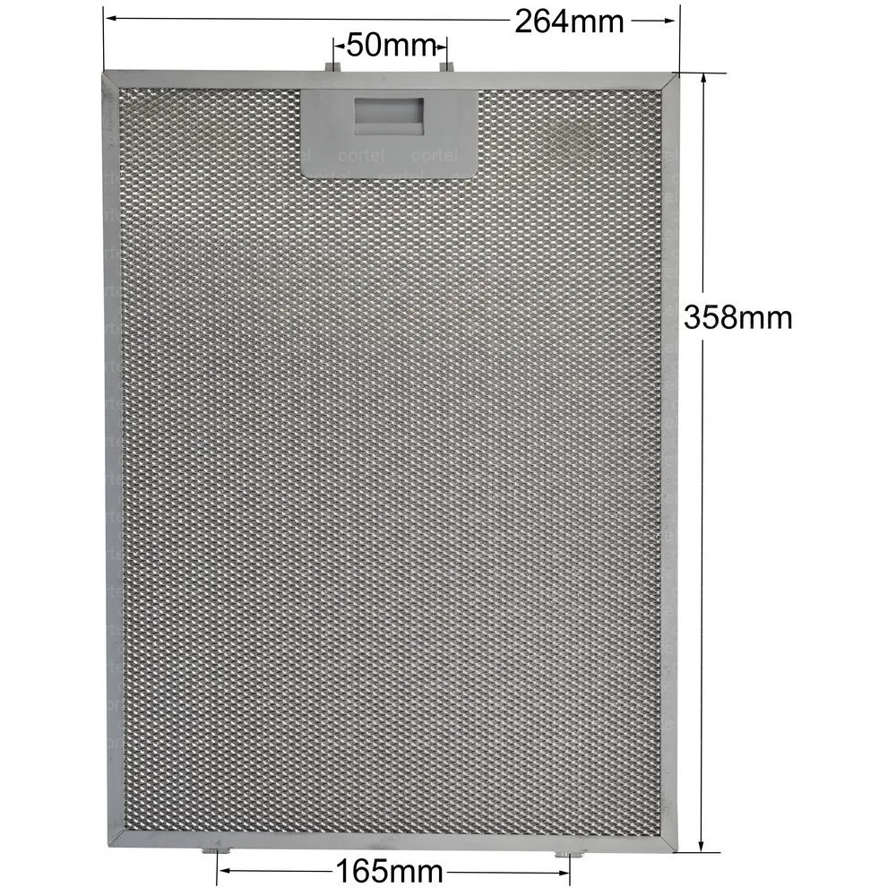 00703451 Dunstabzugshaubenfilter 265x359 mm Dunstabzugshauben-Fettfilter Küchenabzugslüftung Alu-Absauger 26,5x35,9 Bosch Balay Siemens NEFF