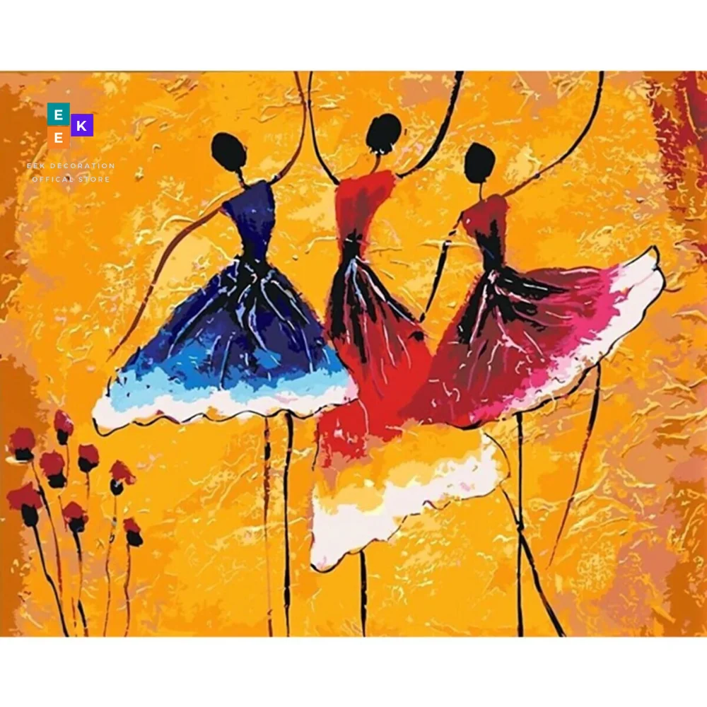 Color by Number Hobby Set 40x50 Cm canvas painting art acrylic paint gift christmas Painting by numbers for beginners enjoy time