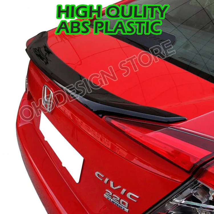 FOR Honda Civic FC5 Sedan (2015-2018) Spoiler ( ABS Plastic )