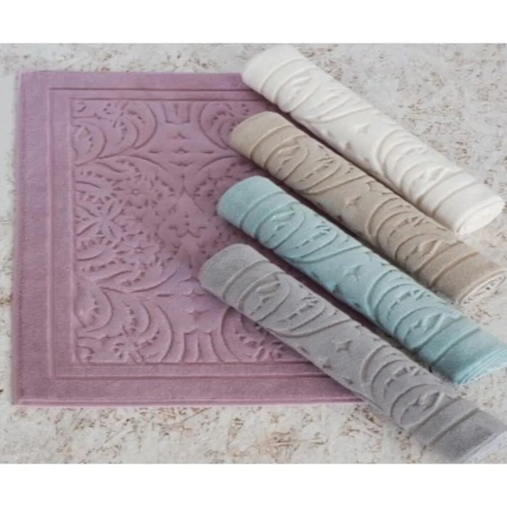 Ecocotton Elenora Mat Size: 50x80cm 1 Piece 100% Cotton Bath Mat Bathroom Accessory