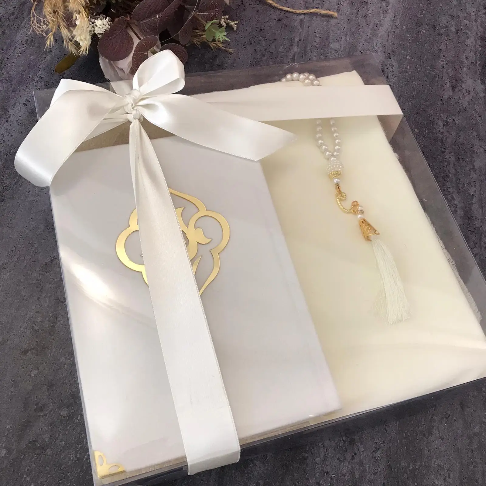 Ensemble de Projecan avec Prière Personnalisée, Cadeaux de Mariage Islamique, Ameen Hajj KURAN Kerim, Faveurs Musulmanes