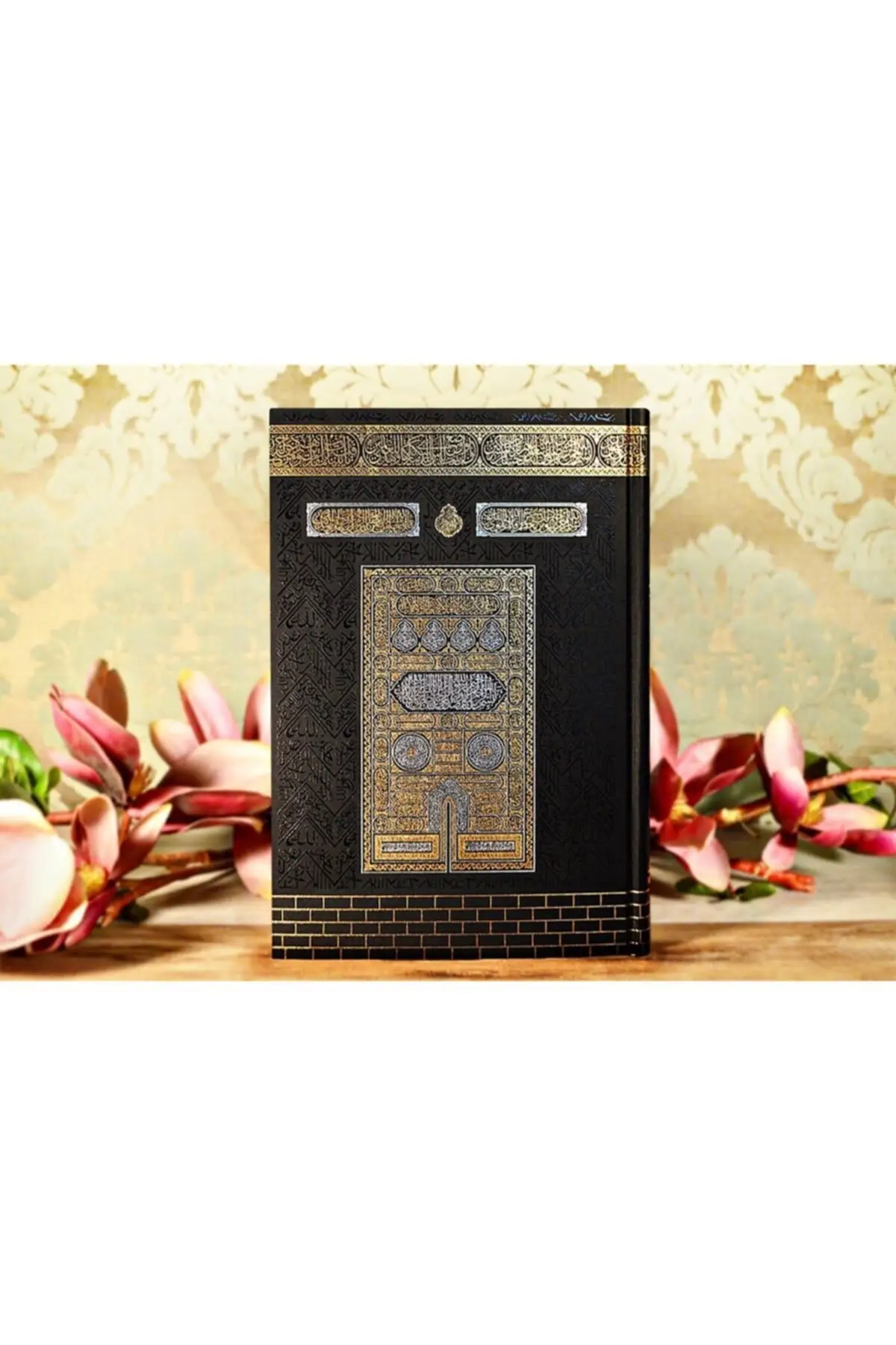 Medium Size Cloth Skin Makrepsiz Kaaba Patterned Koran Holy prayer read prayer clay ALLAH Islamic religious holy Bible Zikr rosary