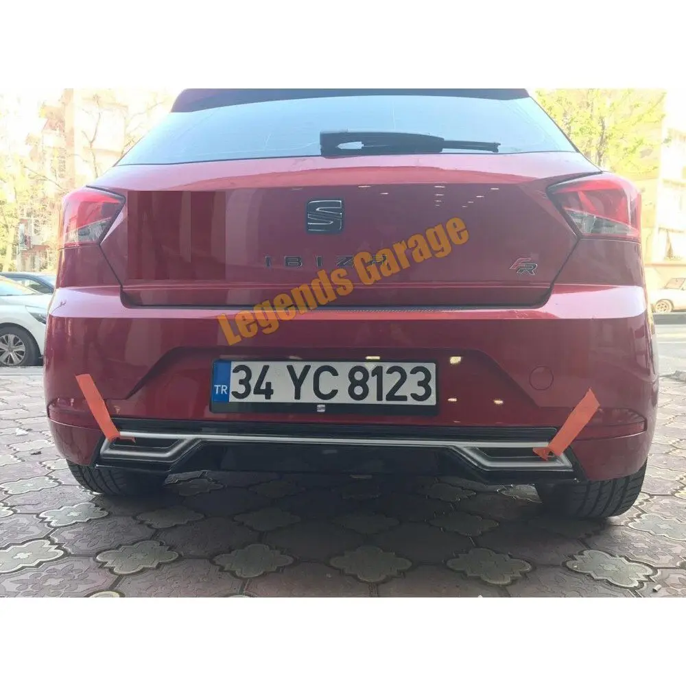 

Diffuser For Seat Ibiza Mk5 2018-2021 Rear Bumper Extension Attachment---- Car Styling Auto Universal Spilitter