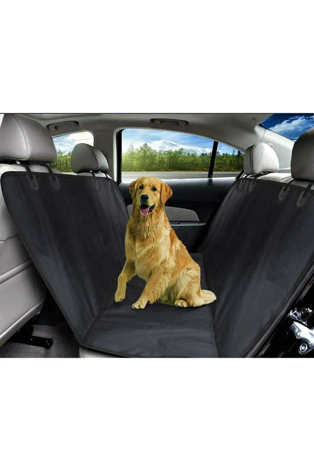 Car Dog Cover Vehicle Back Seat Pet Carry Cover Tarpaulin Auto Cat Bed Protector Cover Lint Repellent Fabric Car Back Seat Pet