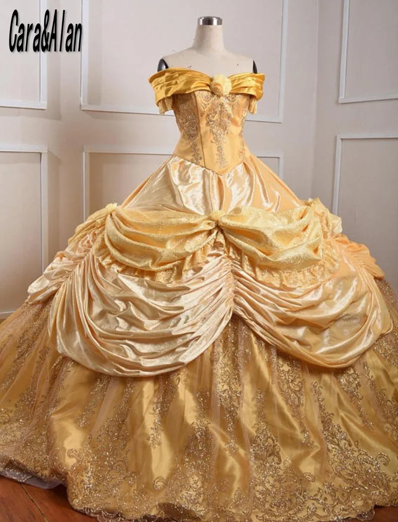 Vinatge Vestidos De 15 Años Yellow Princess Quinceanera Dresses 2025 Sequin Charro Sweet 16 Dress Pageant Gowns Customized