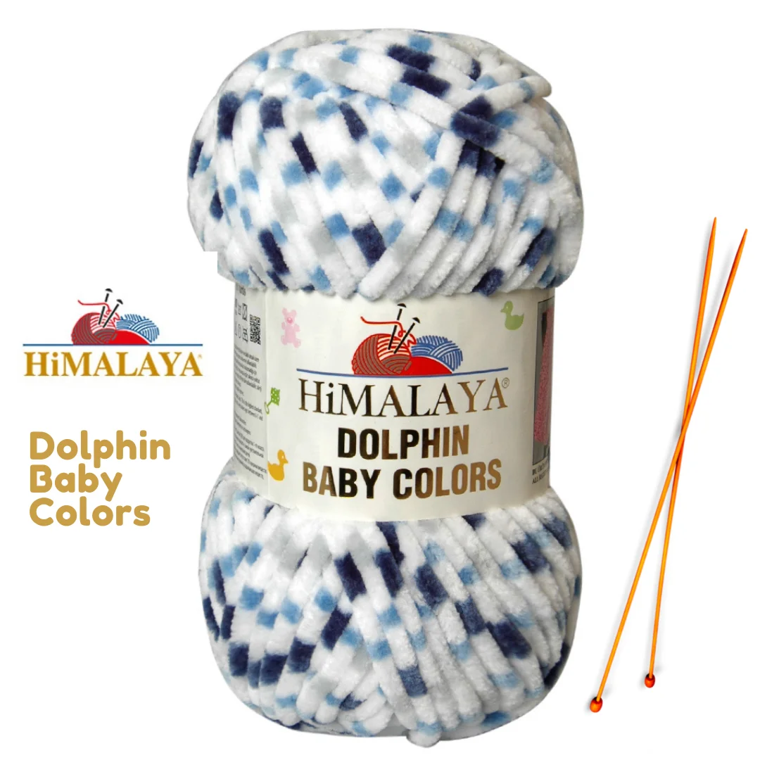 Himalaya Dolphin Baby Colors Baby Yarn Knitting Baby Crochet Yarn Baby Blanket Yarn Variegated  Turkish Yarn Velvet Yarn