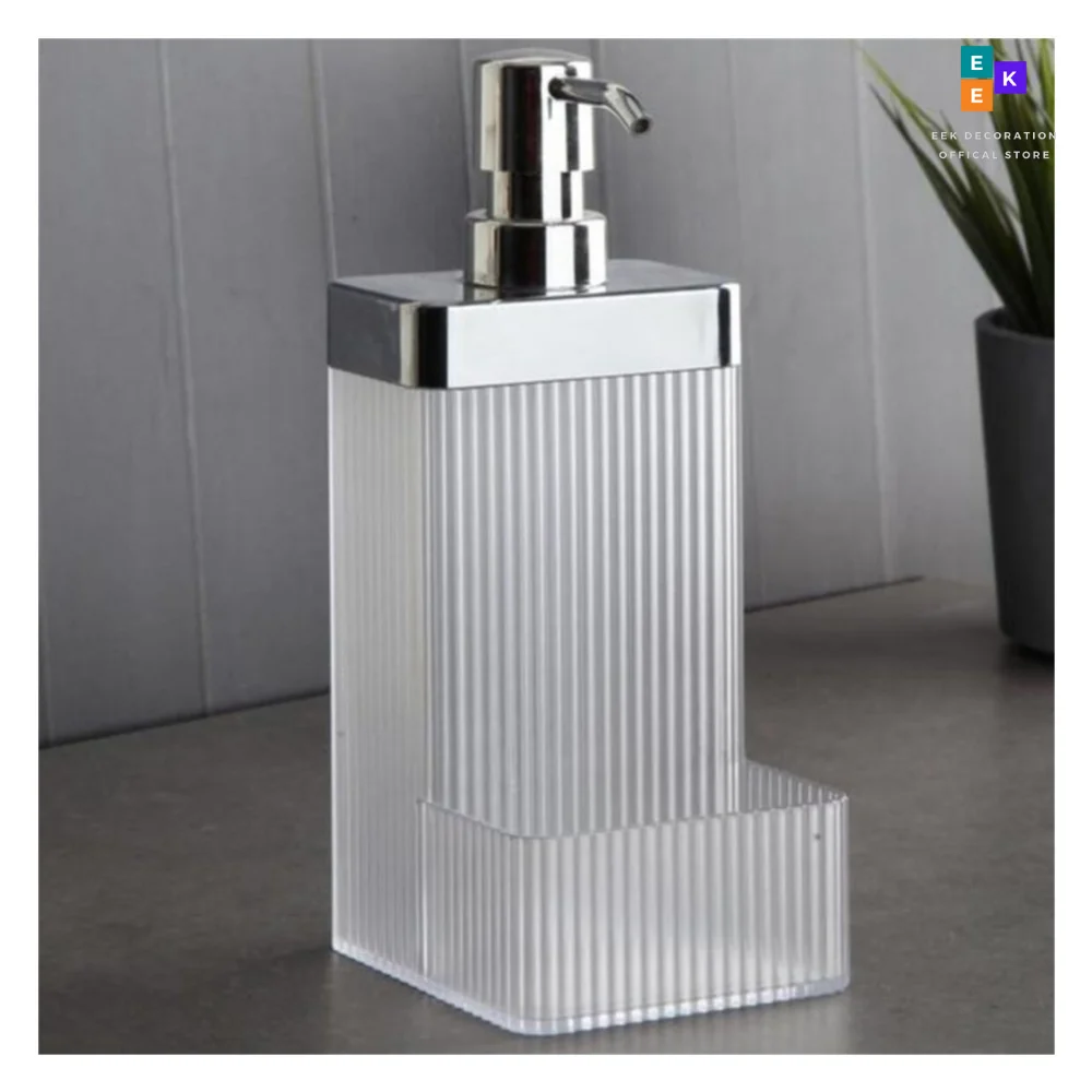 Liquid Soap Dispenser 450 ML Dish Sponge Holder Kitchen Accessories 6 Colors Washing Refillable Bottles Decorative Bathroom