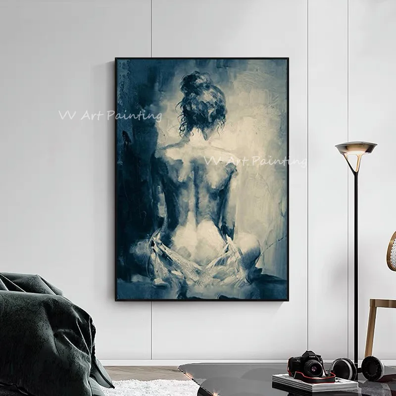 

Women Body Sexy High Quality 100% Handmade Abstract Figure Oil Paintings For Living Room Decoration Modern Art Pictures Gift