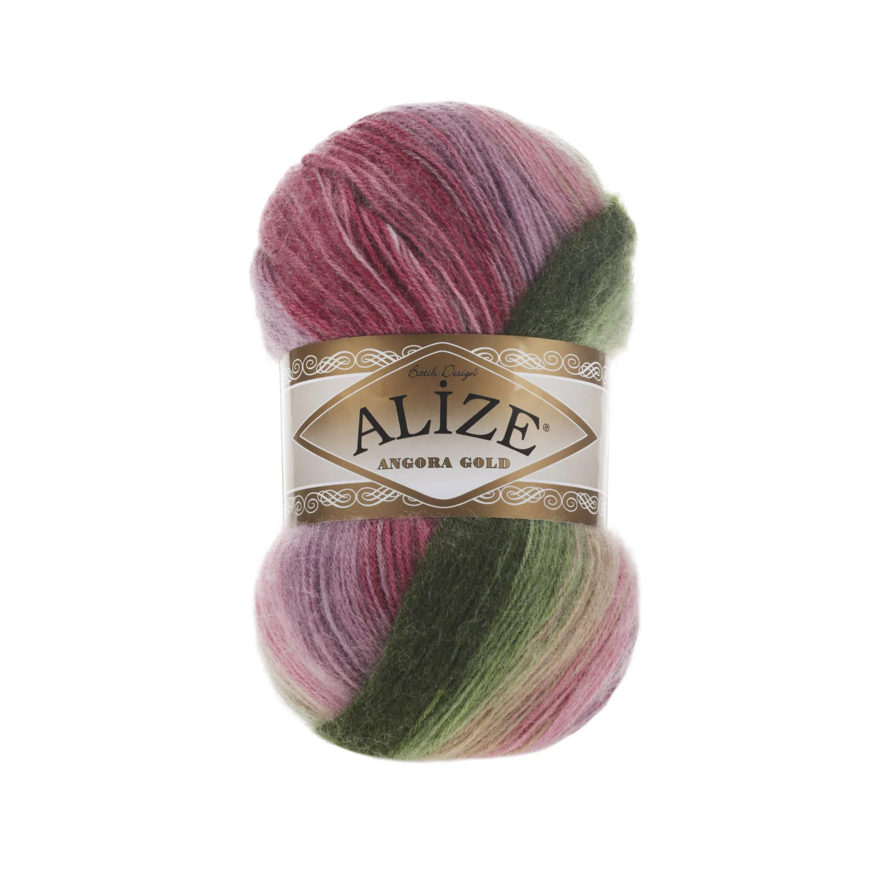 Alize Angora Gold Batik przędza 100g - 550m Mink Merino moher Alpaca wzorzyste wełna Knitting Crochet kolorowe bawełna wielokolorowy