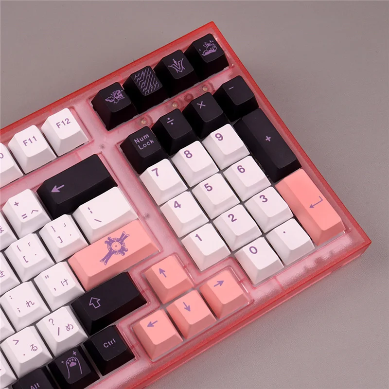 Gmk Senpai Keycaps Pbt Dye Sublimatie 129 Toetsen Cherry Profiel Keycap Voor Mx Schakelaar Mechanische Toetsenbord Japanse Keycap