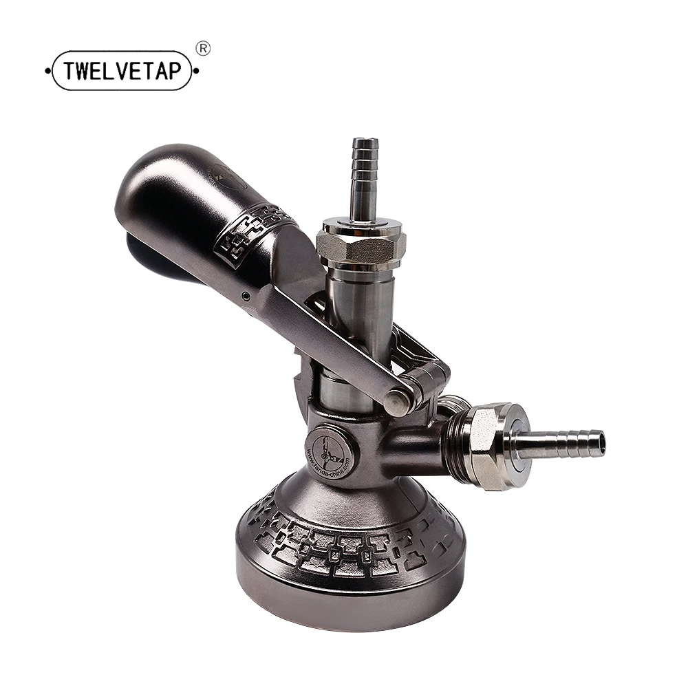 TWELVETAP G-type Keg Coupler Draft Beer Dispenser For Home Brew Connectors Coupler Head For Home brew Wine Bar Club FD-G