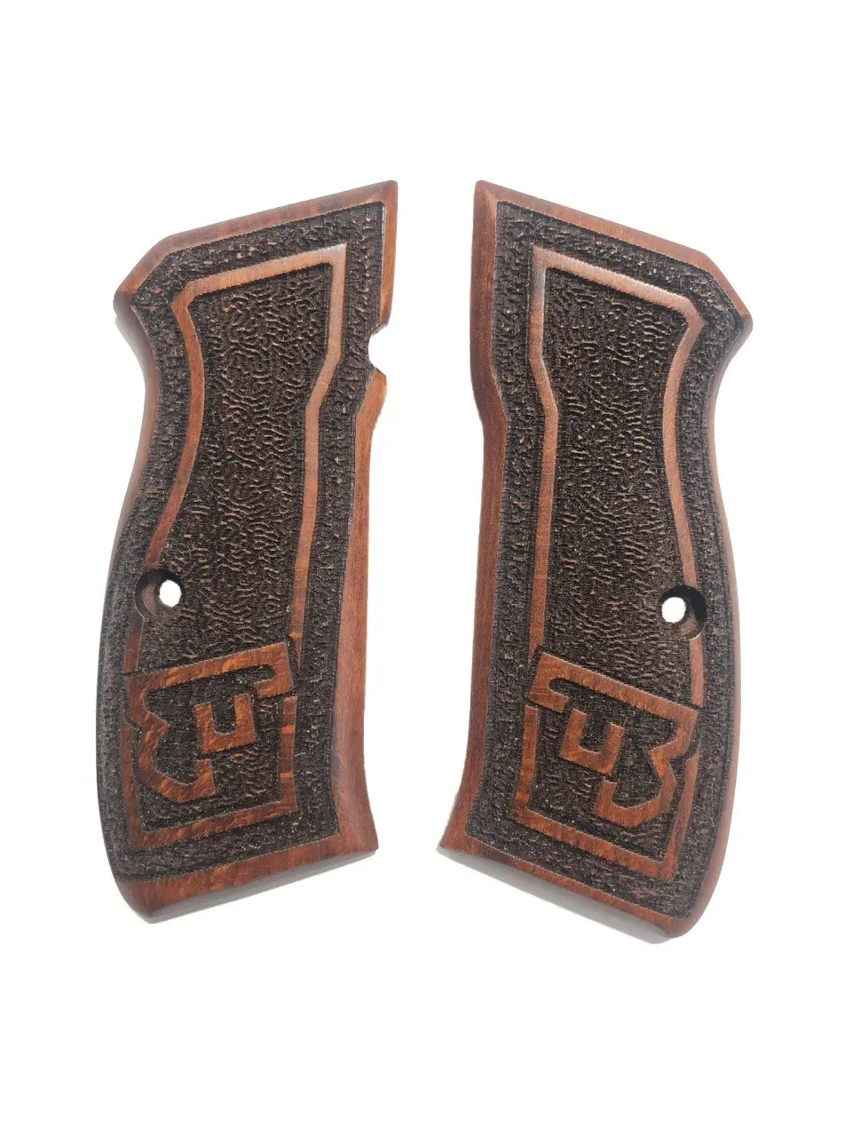 

CZ-75 custom laser cut walnut wood clutch gun accessory hunting gun gun handles