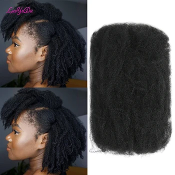 Afro verworrene lockige synthetische Flechten Haarverlängerungen für DIY Good Omens Cosplay 10 Zoll 50 gr/teile für Dreadlocks Twist Braids Haar