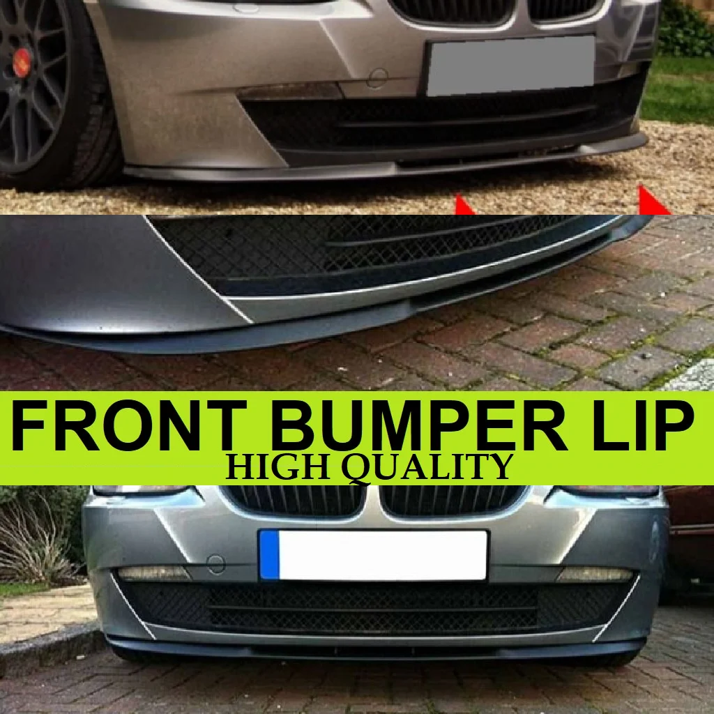 For BMW Z4 E85 E86 CUPRA R FRONT SPOILER BUMPER LIP Euro Spoiler Lip Universal 3 pcs Body Kit Splitter Car Accessories Styling