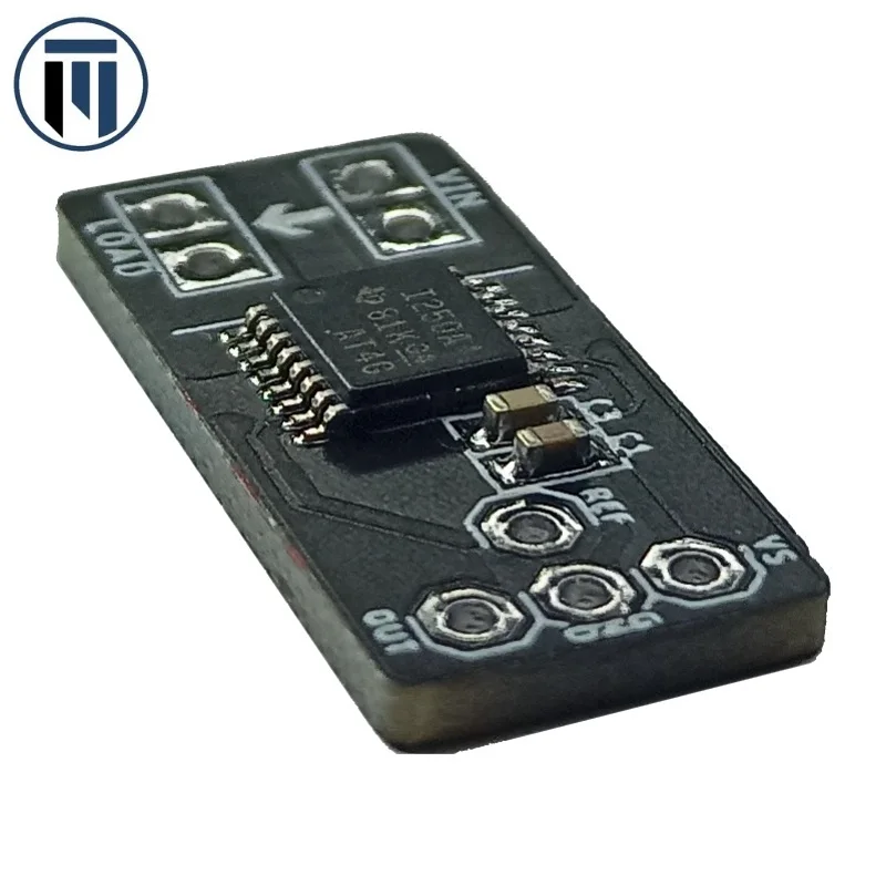 Sensitive Current Sensor Module, INA250A4, Gain Ratio: 2 V/A, Shunt Resistance: 2 mOhm, Resistance Tolerance:  0.1% Max.